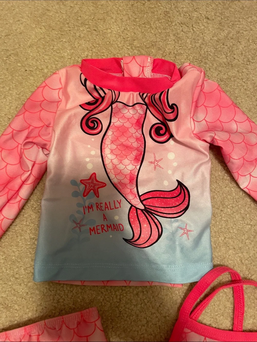 3pc infant mermaid swim suit